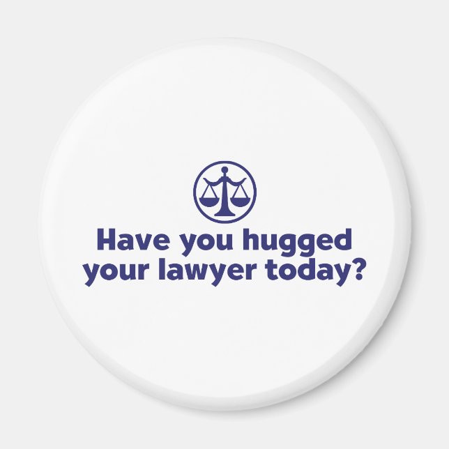 Funny Lawyer Magnet (Framsidan)