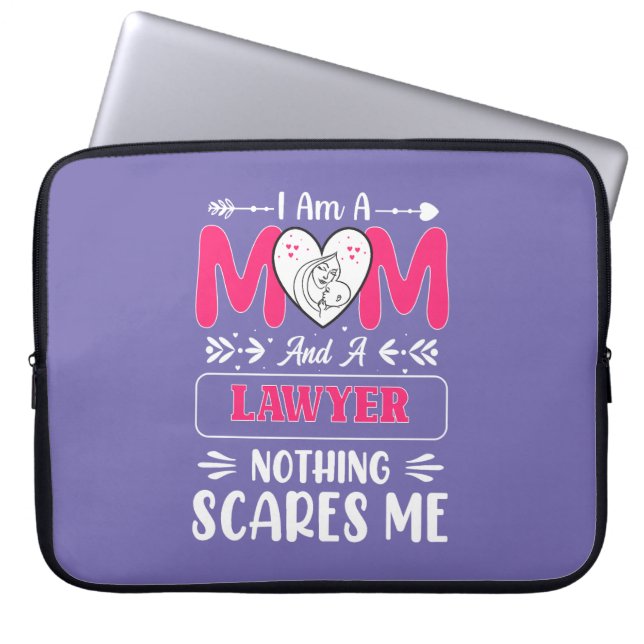 Funny Lawyer Mamma, Lawyer Mamma Funny Laptop Fodral (Framsidan)