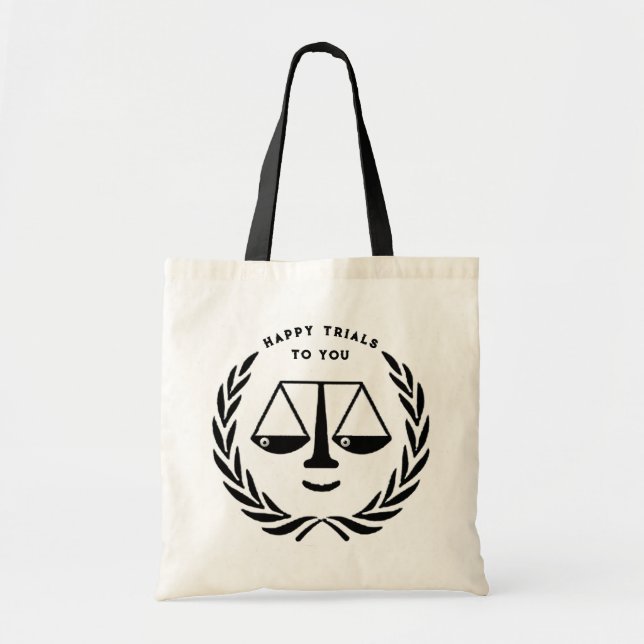 Funny Lawyer Tote Bag Tygkasse (Framsidan)