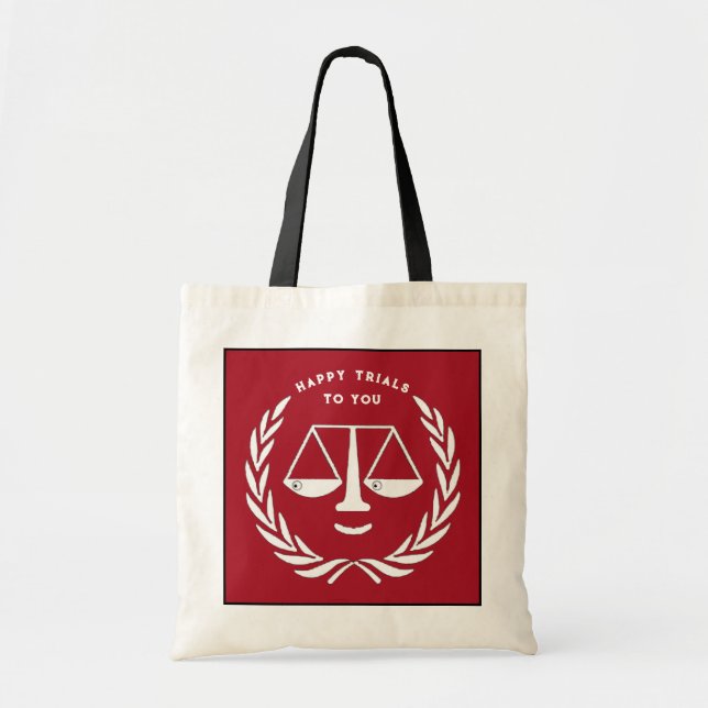 Funny Lawyer Tote Bag Tygkasse (Framsidan)