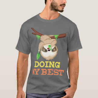 Funny Lazy Animal Gift Sloth T Shirt