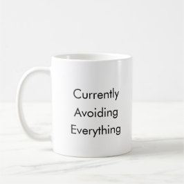 Funny Lazy Genius undviker allt kaffe Mugg