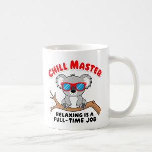Funny lazy koala kaffemugg