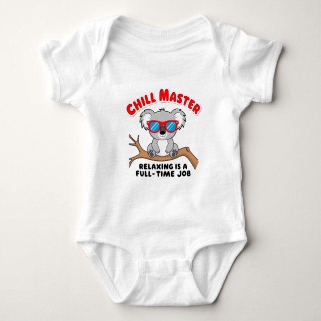 Funny lazy koala t shirt (Framsida)