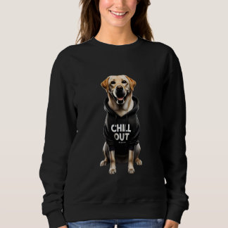 Funny Lazy Labrador Retriever Hund Chillin Hundar  T Shirt