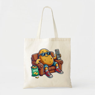 Funny Lazy Potato Tygkasse