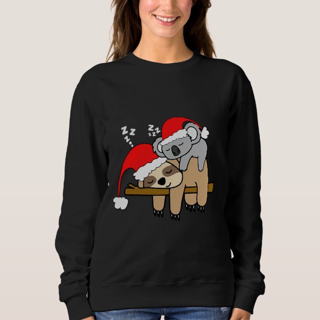 Funny Lazy Sloth Bakoala Mamma Bear T Shirt (Framsida)