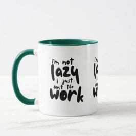 Funny Lazy Work Sarcastic Office Quote Coffee Mug Mugg