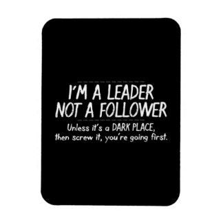 FUNNY LEADER EFTER EXPRESSIONER FRÅN HUMOR LAUG MAGNET