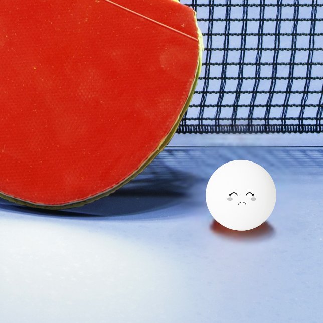 Funny Ledsen Ansikte Ping Pong Boll (Skapare uppladdad)