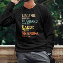 Funny Legend Make pappa Grandpa Anpassningsbar Gif