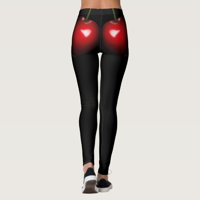 Funny Leggings med Red Sweet Chery (Baksida)