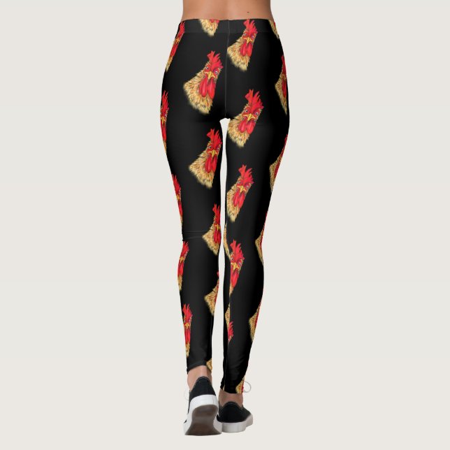 Funny Leggings Surprisad Tupp - Välj Färg (Baksida)