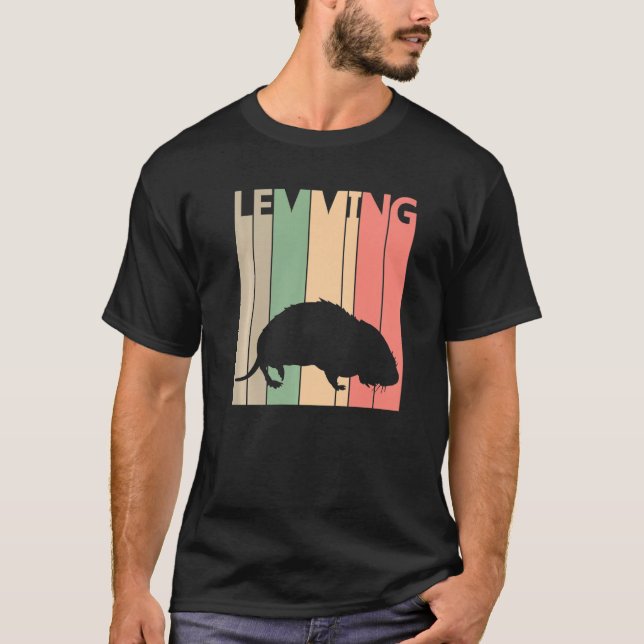 Funny Lemming Costume T Shirt (Framsida)