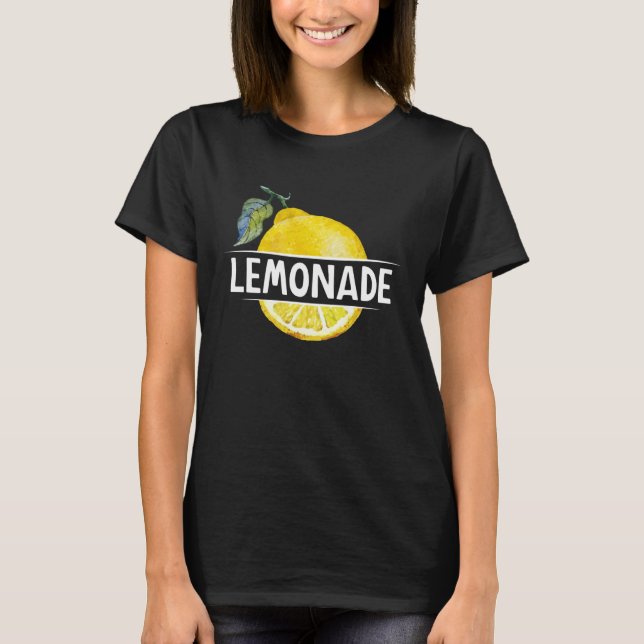 Funny Lemonade Stand T Shirt (Framsida)