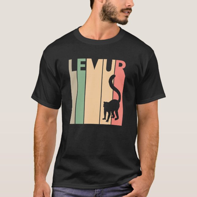Funny Lemur Costume T Shirt (Framsida)