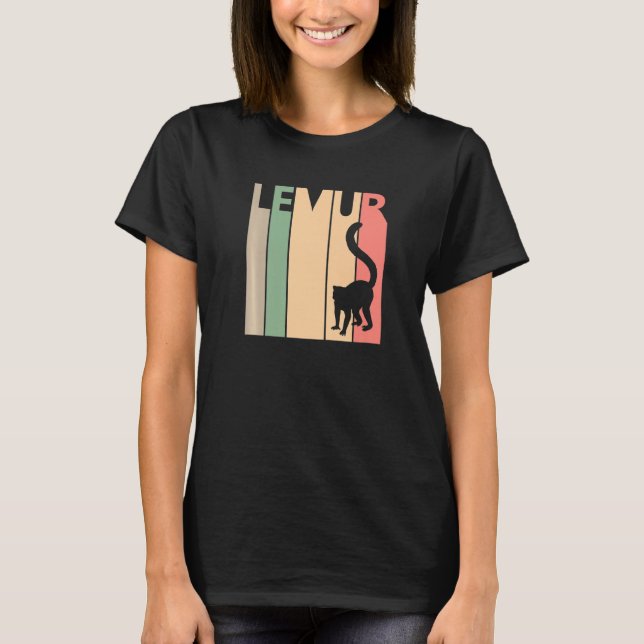 Funny Lemur Costume T Shirt (Framsida)