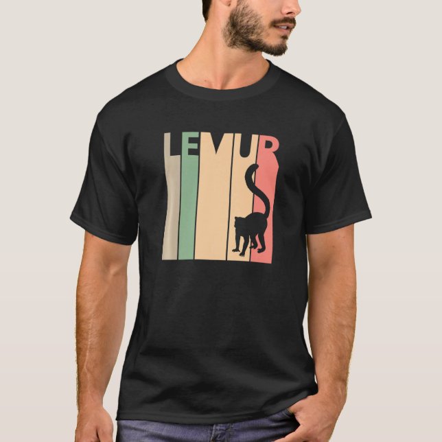 Funny Lemur Costume T Shirt (Framsida)
