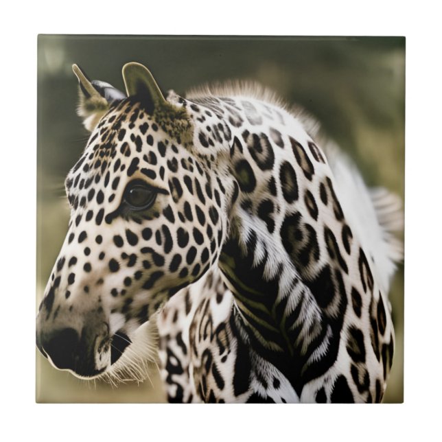 Funny Leopard Appaloosa Ceramic Tile Kakelplatta (Framsidan)