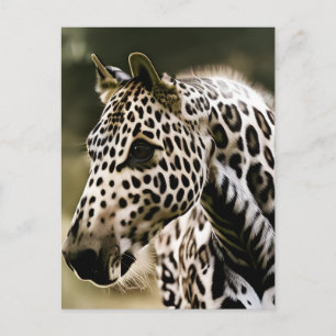 Funny Leopard Appaloosa Horse Postcard Vykort