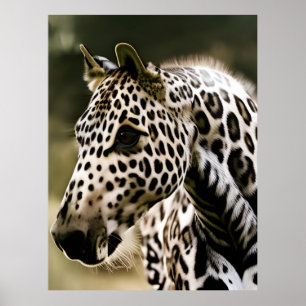 Funny Leopard Appaloosa Horse Poster