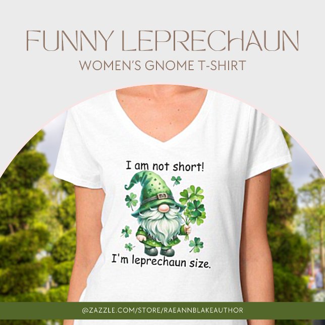Funny Leprechaun Gnome T-Shirt (Skapare uppladdad)
