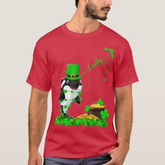 Funny Leprechaun Hat Lucky Orca Fish St T Shirt