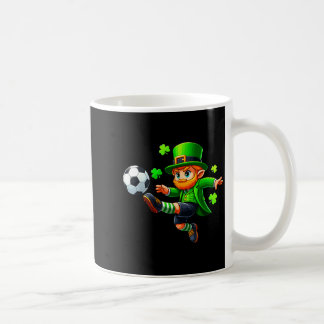 Funny Leprechaun Irish Soccer St Patricks Men Boy  Kaffemugg