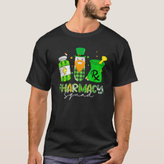 Funny Leprechaun Pharmacy Squad Pharmacist St Patr T Shirt