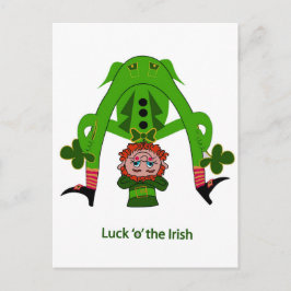 Funny Leprechaun Vykort