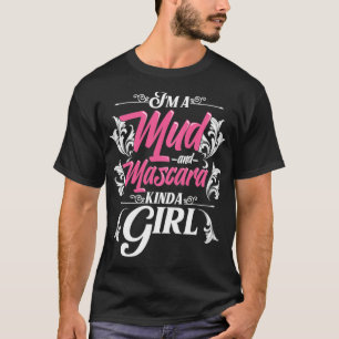 Funny Lera och Mascara Gift Girls Women Coola Mudd T Shirt