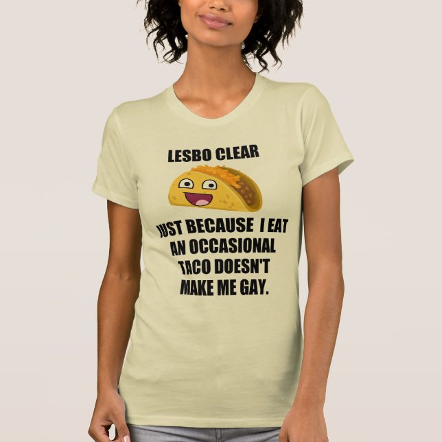 Funny Lesbisk T-Shirt (Framsida)