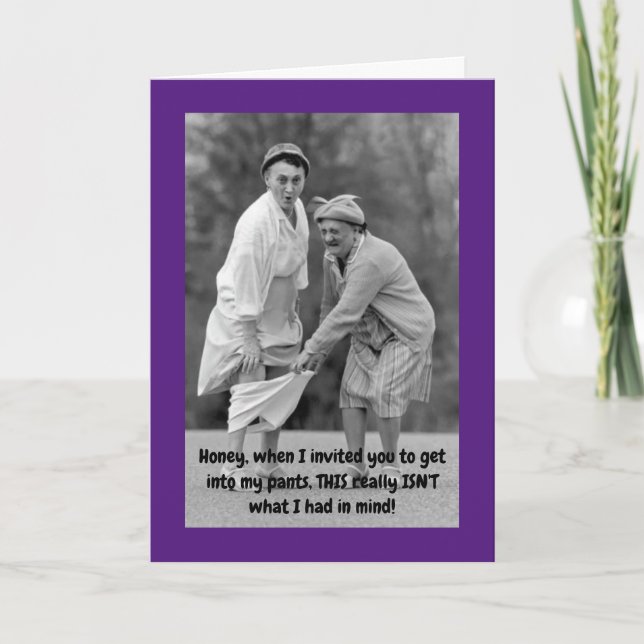 FUNNY Lesbisk Valentine Kort (Framsida)