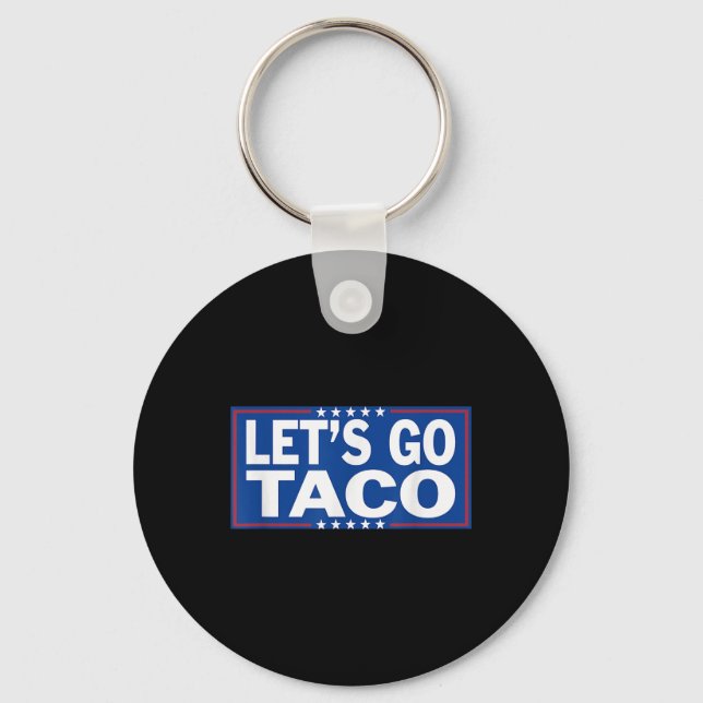 Funny Lets Go Taco _2 Nyckelring (Framsida)