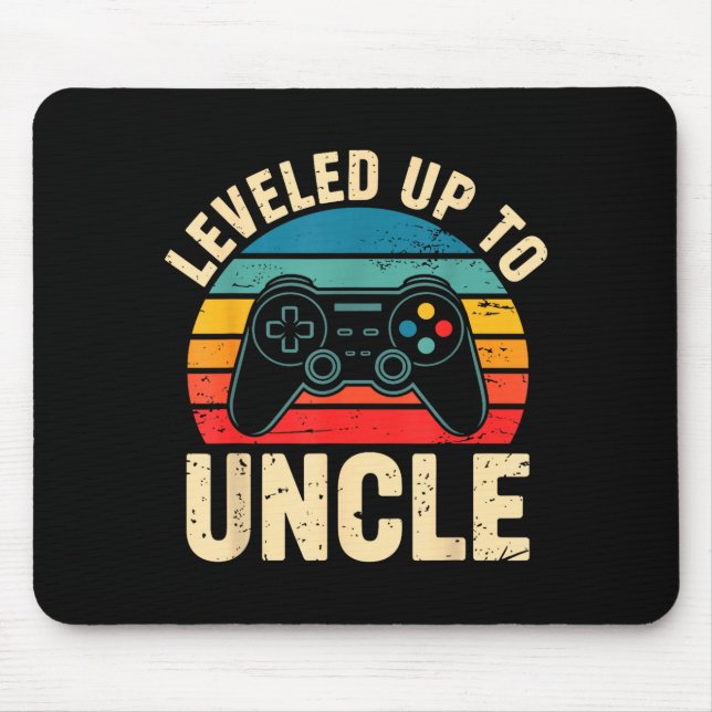Funny Leveled Up To Uncle Video Gamers Gaming Cute Musmatta (Framsidan)