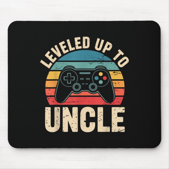Funny Leveled Up To Uncle Video Gamers Gaming Cute Musmatta (Framsidan)