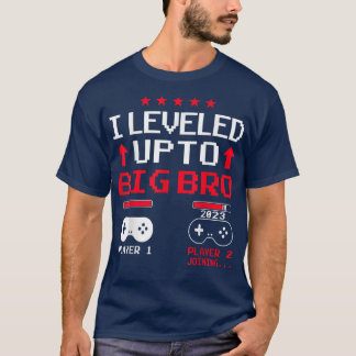Funny Leveling Up To Big Bro 2023 Loading Future B T Shirt