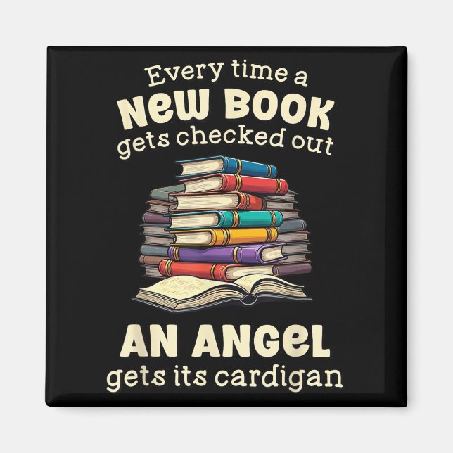 Funny Librarian Quote For Library Nerd  Magnet (Framsidan)