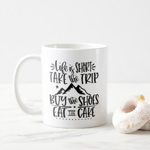 Funny LIfe är Kort inspirationstext Kaffemugg