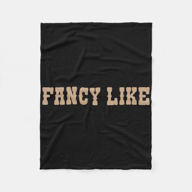 Funny Line Dancing Land Westerna Finare gillar Fleecefilt (Framsidan)