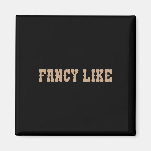 Funny Line Dancing Land Westerna Finare gillar Magnet (Framsidan)
