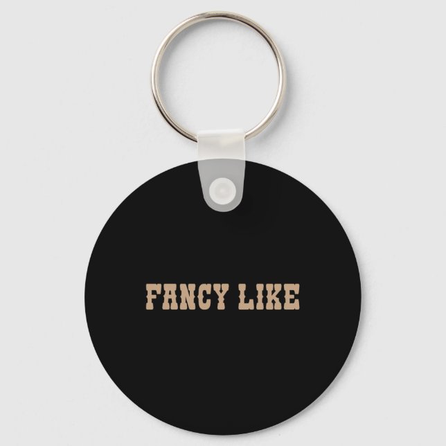 Funny Line Dancing Land Westerna Finare gillar Nyckelring (Framsida)