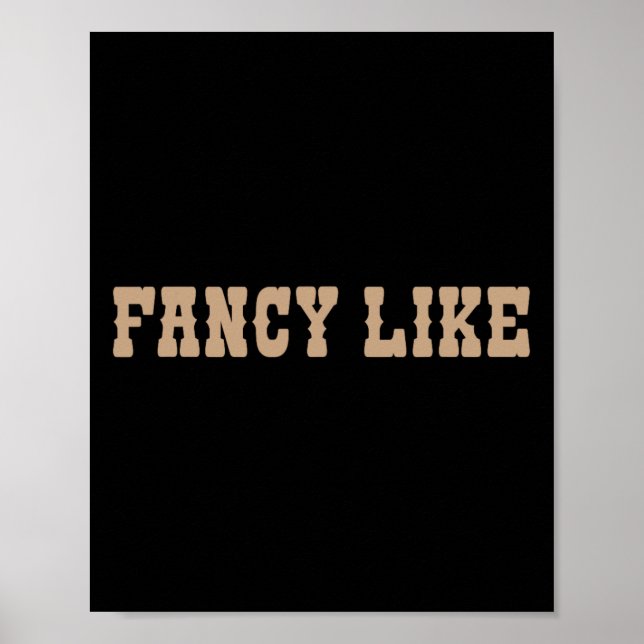 Funny Line Dancing Land Westerna Finare gillar Poster (Framsidan)