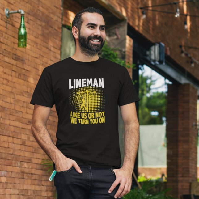 Funny lineman-citattelkabel t shirt (Funny Lineman Quote Electrician Wire Cable T-Shirt)