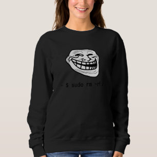 Funny Linux Memine Tux Sudo RM RF för Linux System T Shirt
