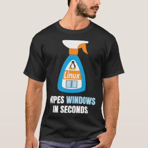 Funny Linux Windows Cleaner Classic T-Shirt
