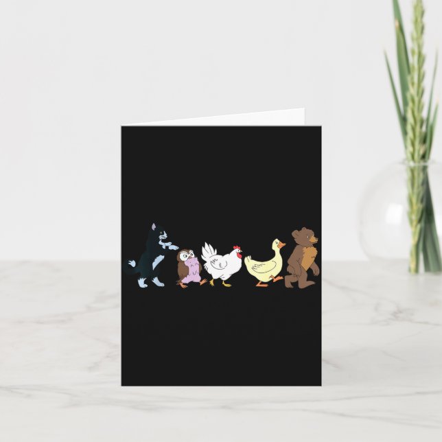 Funny Little Bear Birthday Graphic Y2k Bears Lover Kort (Framsida)