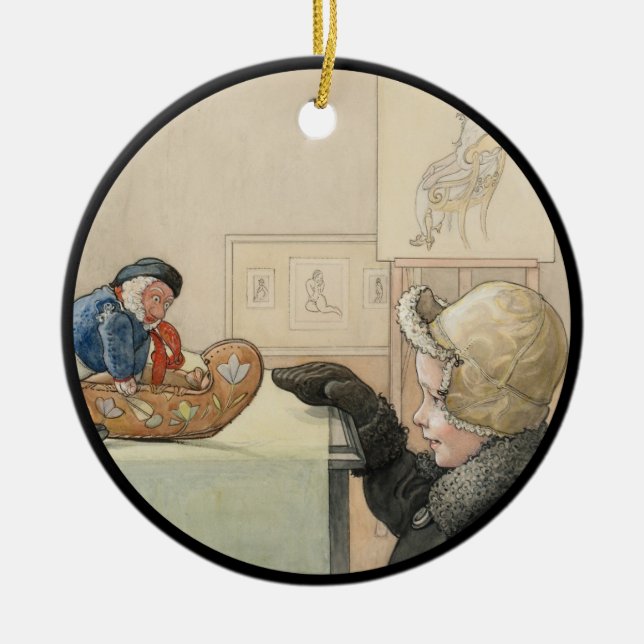 Funny Little Fellow Julgransprydnad Keramik (Framsidan)