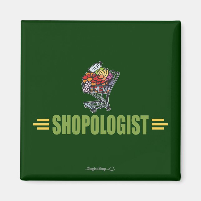 Funny Livsmedel Shopping Magnet (Framsidan)