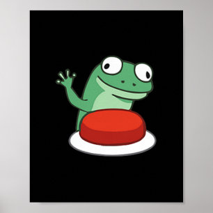 Funny Lizard-knappens PM Poster